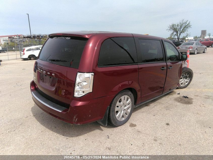 2018 Dodge Grand Caravan Se VIN: 2C4RDGBG4JR309296 Lot: 20145716