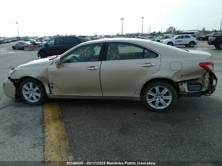 2007 Lexus Es 350 VIN: JTHBJ46GX72004863 Lot: 20146028