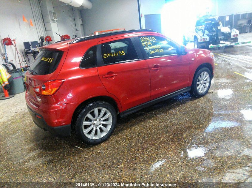 2011 Mitsubishi Rvr Gt VIN: JA4AJ4AU6BZ604820 Lot: 20146135