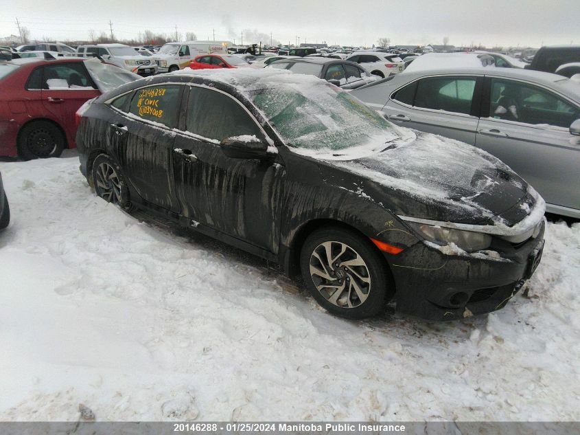 2018 Honda Civic Se VIN: 2HGFC2F69JH034008 Lot: 20146288