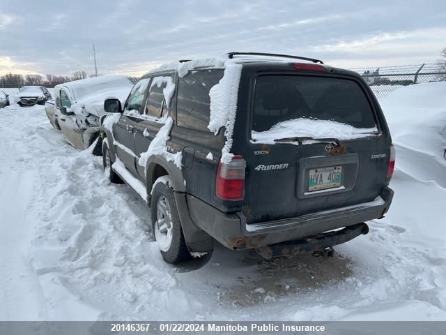 1999 Toyota 4Runner Limited V6 VIN: JT3HN87R1X0243418 Lot: 20146367