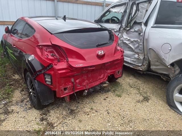 2012 Hyundai Veloster VIN: KMHTC6AD2CU042204 Lot: 20146431