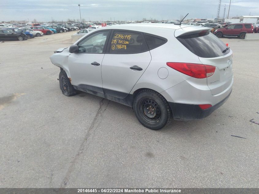 2015 Hyundai Tucson Gl VIN: KM8JTCAF6FU988298 Lot: 49416894