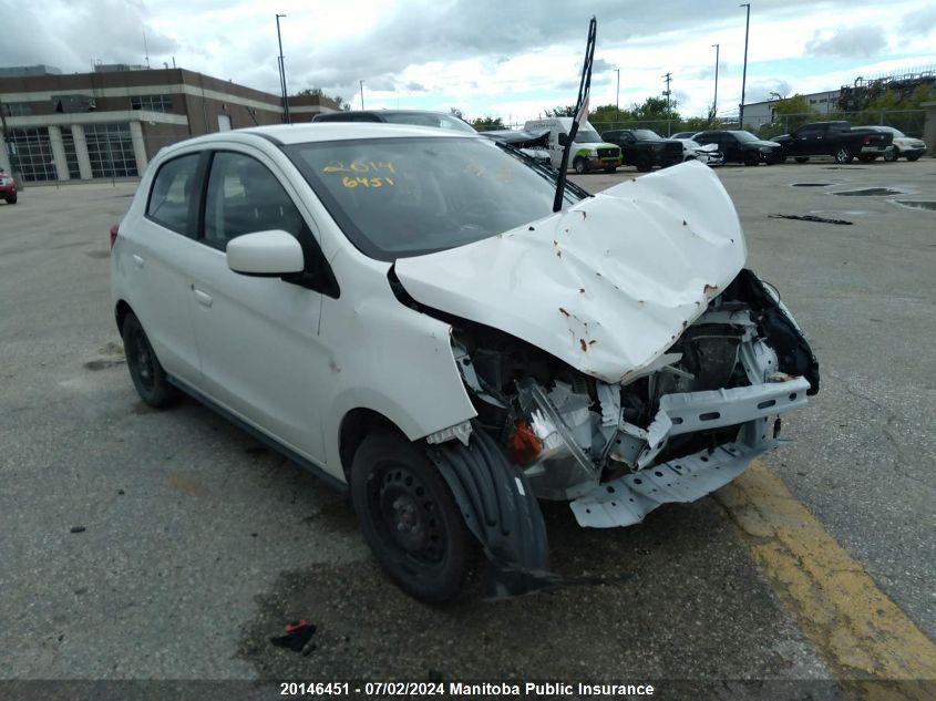 2018 Mitsubishi Mirage Es VIN: ML32A3HJ2JH003847 Lot: 20146451