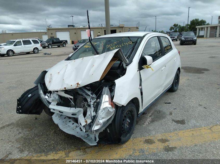 2018 Mitsubishi Mirage Es VIN: ML32A3HJ2JH003847 Lot: 20146451