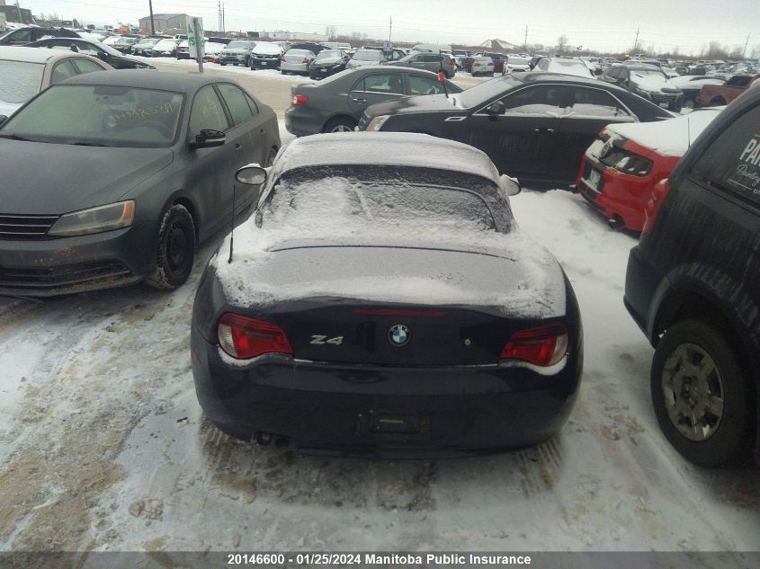 4USBU33538LW75674 2008 BMW Z4 3.0I