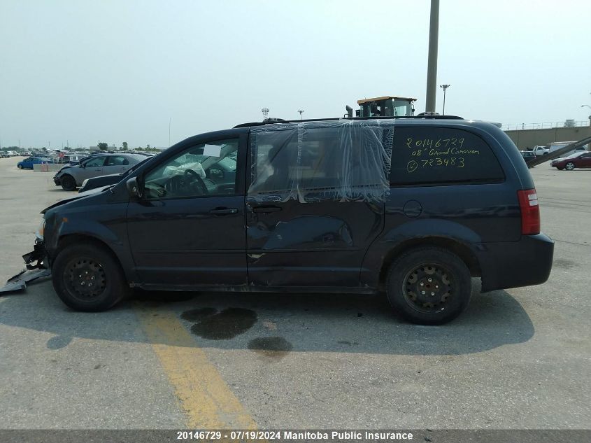 2008 Dodge Grand Caravan Se VIN: 2D8HN44H18R723483 Lot: 20146729