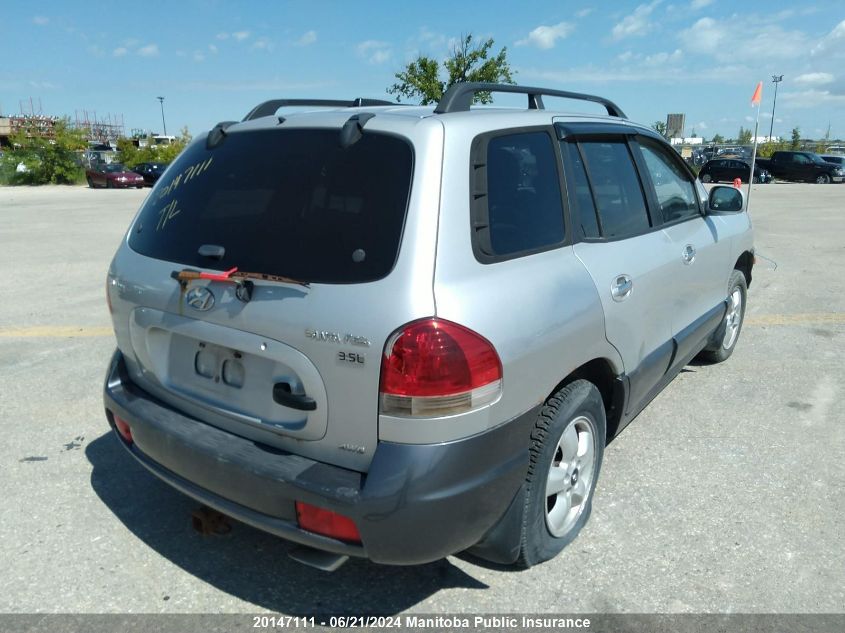 2006 Hyundai Santa Fe Gls VIN: KM8SB73E06U110370 Lot: 20147111