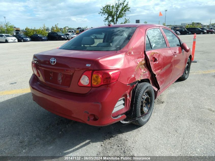 2009 Toyota Corolla Ce VIN: 2T1BU40E69C165022 Lot: 20147132