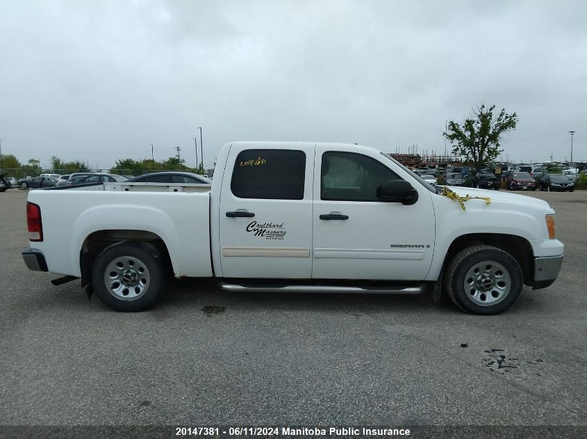 2009 GMC Sierra 1500 Sle Crew Cab VIN: 3GTEK13C89G142259 Lot: 20147381