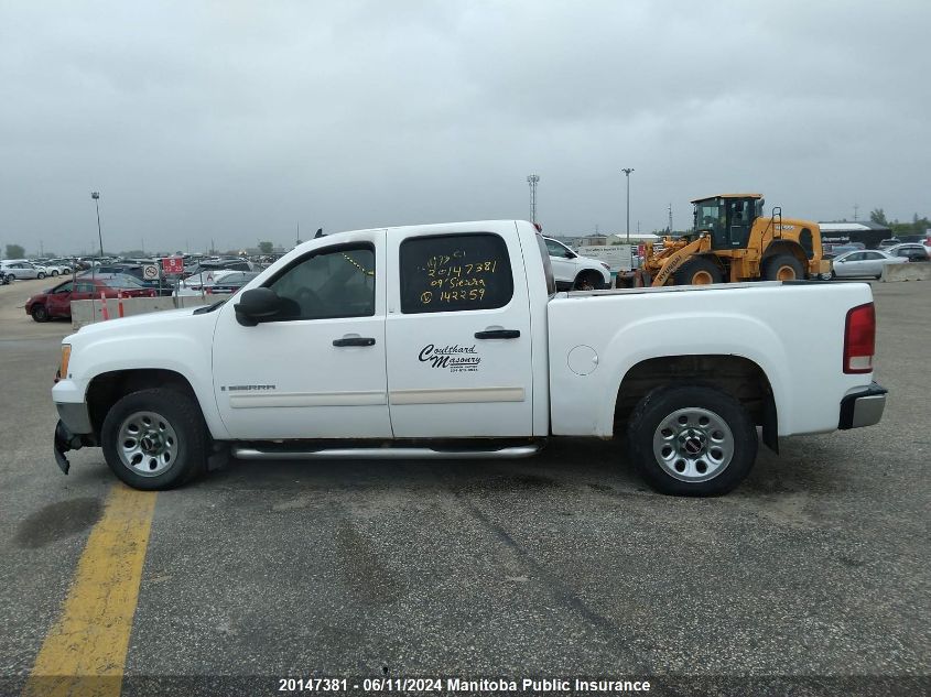 2009 GMC Sierra 1500 Sle Crew Cab VIN: 3GTEK13C89G142259 Lot: 20147381