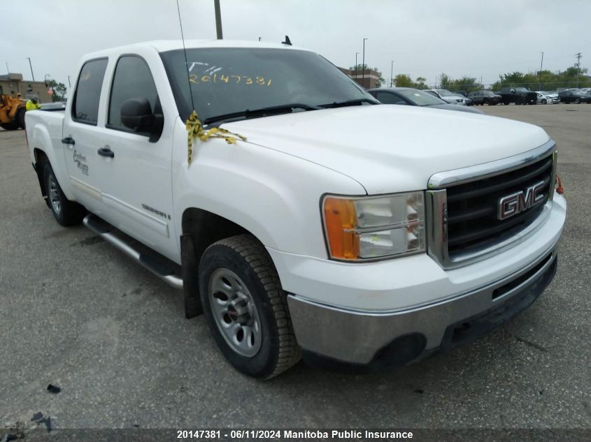 2009 GMC Sierra 1500 Sle Crew Cab VIN: 3GTEK13C89G142259 Lot: 20147381