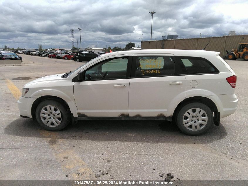 2014 Dodge Journey Se VIN: 3C4PDCAB8ET302912 Lot: 20147587