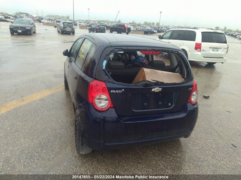 2009 Chevrolet Aveo Ls VIN: 3G1TV65E79L127049 Lot: 20147655