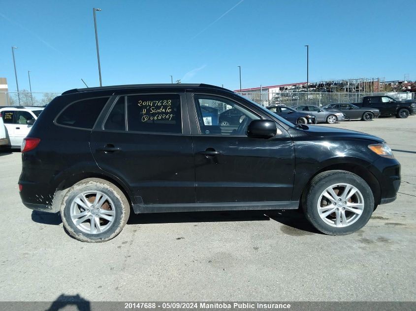 2011 Hyundai Santa Fe Gl (4 Cyl) VIN: 5XYZGDAB9BG068269 Lot: 20147688