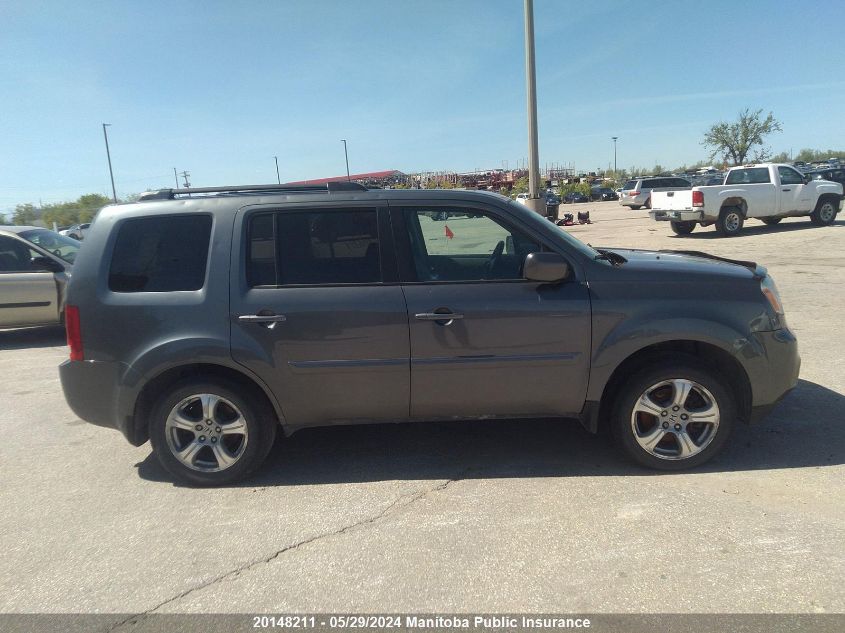 2012 Honda Pilot Ex-L VIN: 5FNYF4H5XCB504604 Lot: 20148211