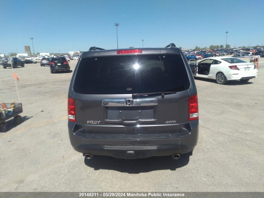 2012 Honda Pilot Ex-L VIN: 5FNYF4H5XCB504604 Lot: 20148211