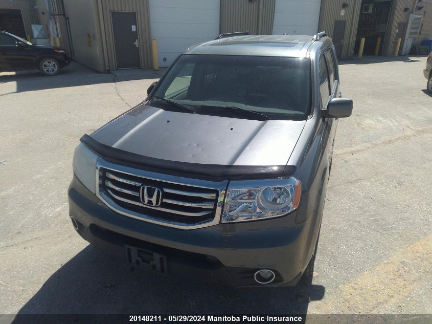 2012 Honda Pilot Ex-L VIN: 5FNYF4H5XCB504604 Lot: 20148211