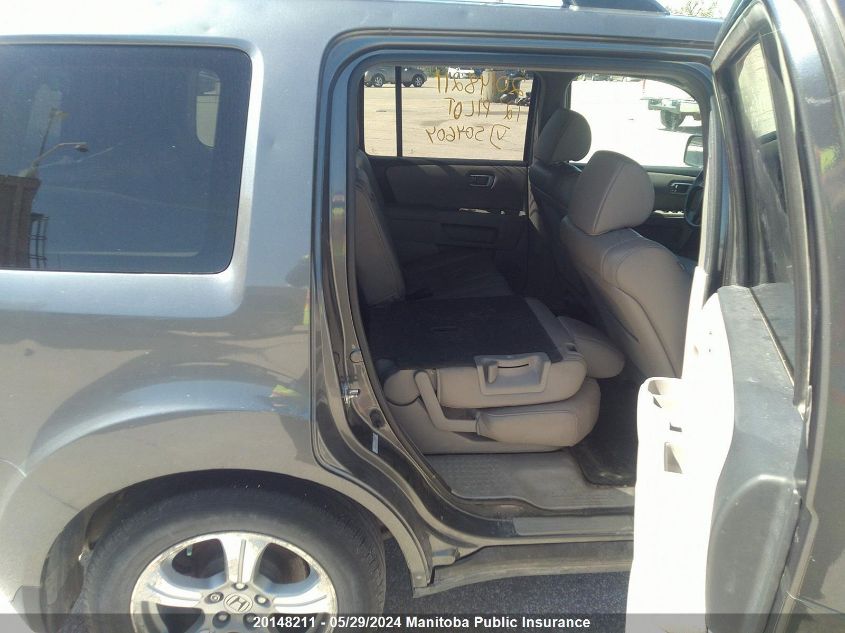 2012 Honda Pilot Ex-L VIN: 5FNYF4H5XCB504604 Lot: 20148211