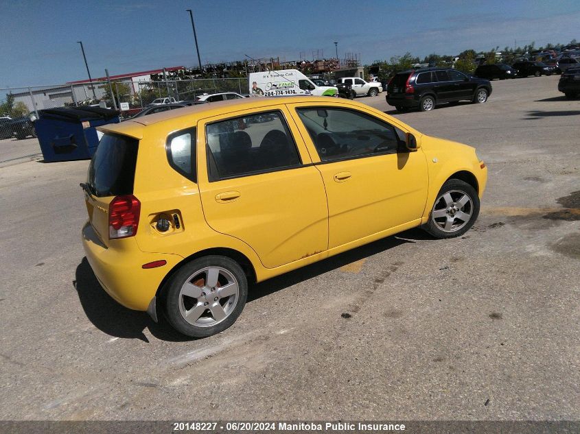 2006 Chevrolet Aveo Lt VIN: KL1TG69626B541705 Lot: 20148227