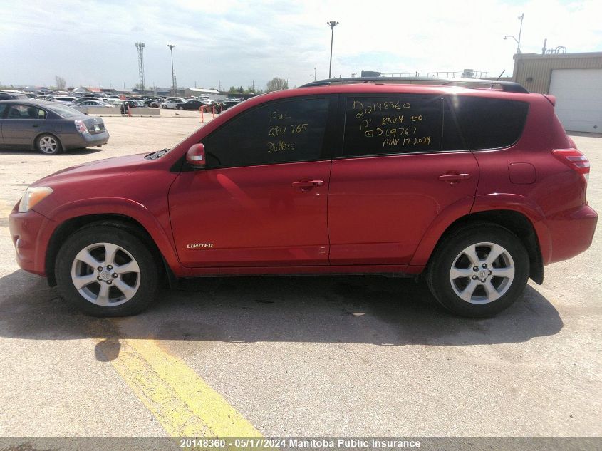 2012 Toyota Rav4 Limited VIN: 2T3DF4DV3CW269767 Lot: 20148360