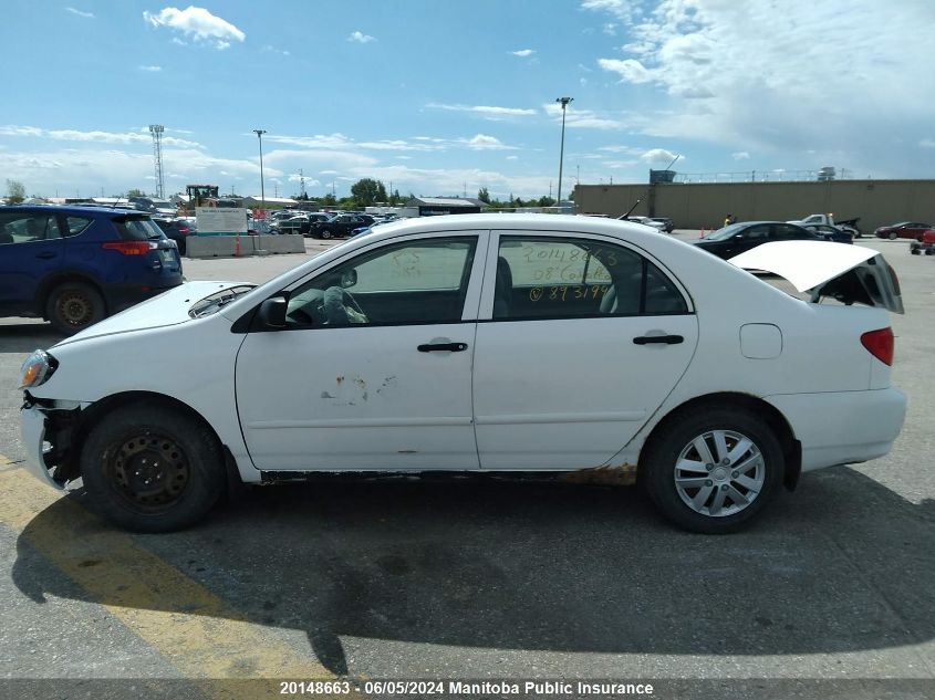 2008 Toyota Corolla Ce VIN: 2T1BR32E48C893199 Lot: 20148663