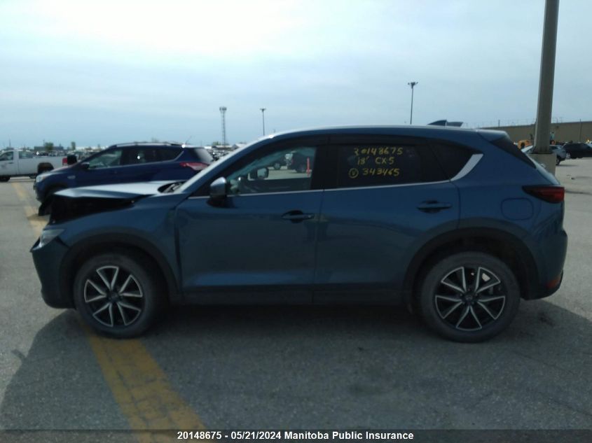 2018 Mazda Cx-5 Gt VIN: JM3KFBDM2J0343465 Lot: 20148675