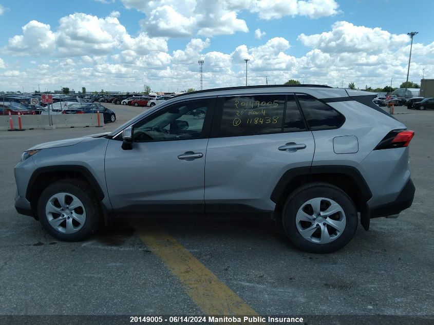 2020 Toyota Rav4 Le VIN: 2T3B1RFV8LW118438 Lot: 20149005