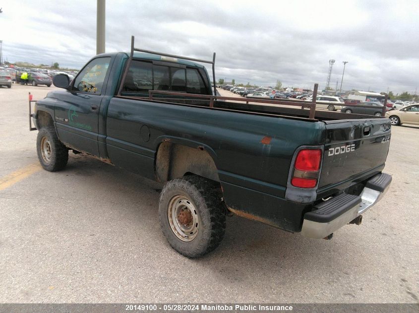 1999 Dodge Ram 2500 VIN: 3B7KF26Z0XM574341 Lot: 20149100