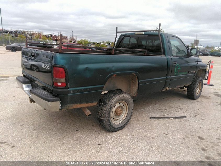 1999 Dodge Ram 2500 VIN: 3B7KF26Z0XM574341 Lot: 20149100