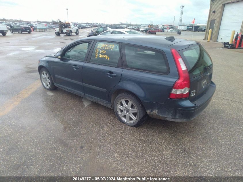 2006 Volvo V50 2.4I VIN: YV1MW382662201464 Lot: 20149277