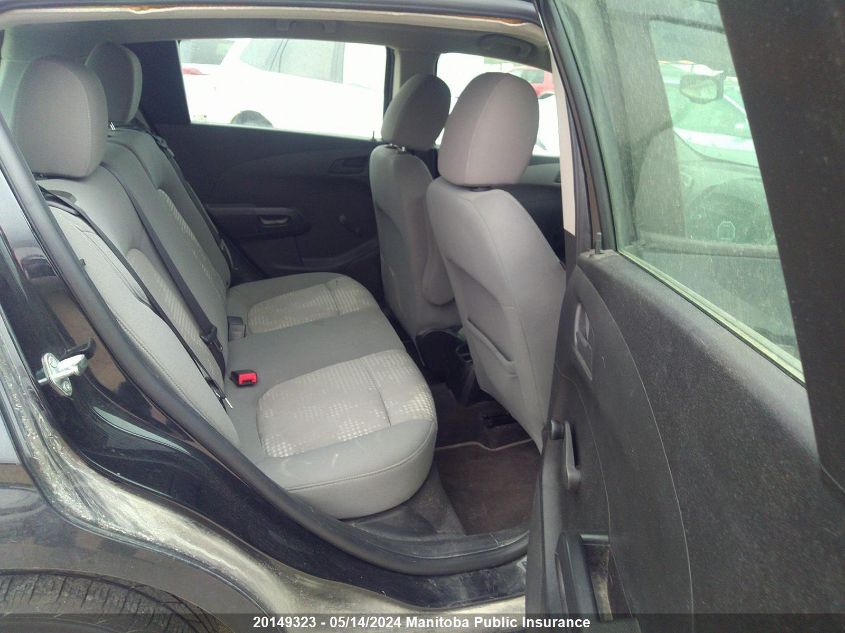 2015 Chevrolet Sonic Ls VIN: 1G1JA6SH7F4214808 Lot: 20149323