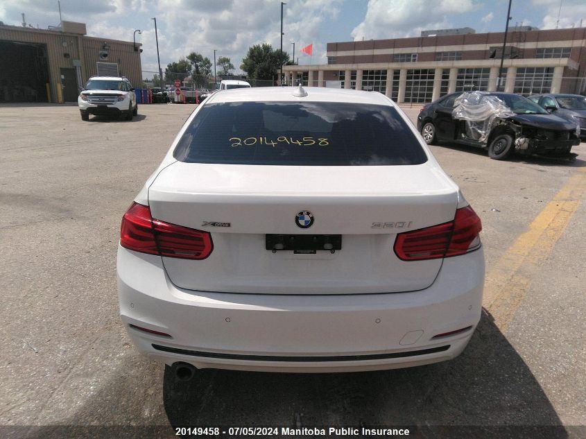 2016 BMW 320 Xi VIN: WBA8A3C56GK690972 Lot: 20149458