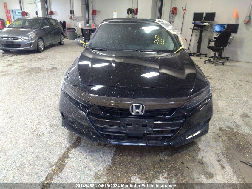 2021 Honda Accord Sport VIN: 1HGCV1F37MA802424 Lot: 39241499