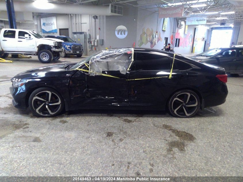 2021 Honda Accord Sport VIN: 1HGCV1F37MA802424 Lot: 39241499