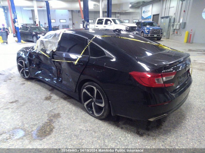 2021 Honda Accord Sport VIN: 1HGCV1F37MA802424 Lot: 39241499