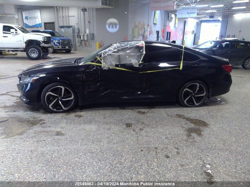 2021 Honda Accord Sport VIN: 1HGCV1F37MA802424 Lot: 39241499
