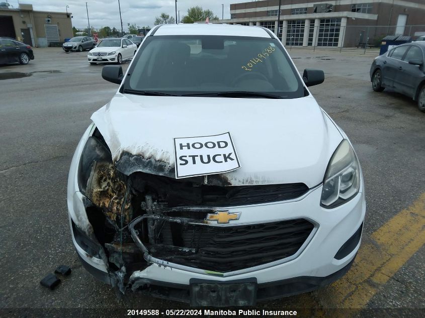 2016 Chevrolet Equinox Ls VIN: 2GNFLEEK7G6202240 Lot: 20149588