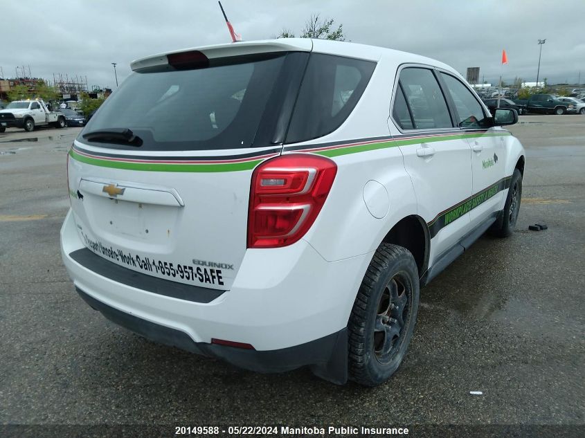 2016 Chevrolet Equinox Ls VIN: 2GNFLEEK7G6202240 Lot: 20149588