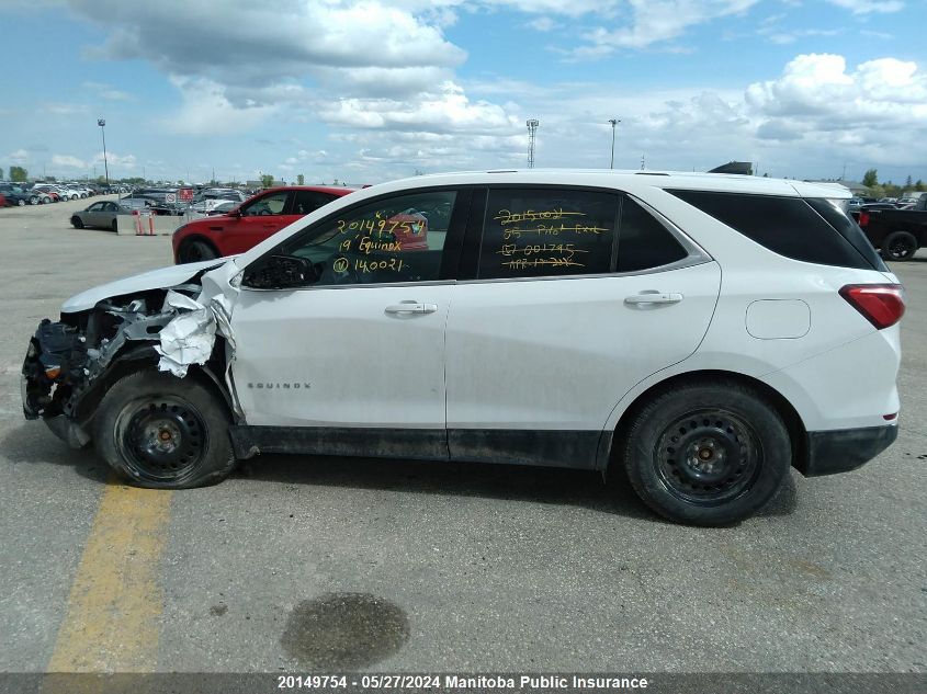 2019 Chevrolet Equinox Lt VIN: 2GNAXUEV8K6140021 Lot: 20149754