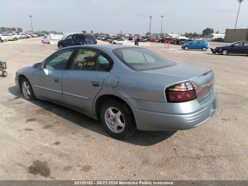 2003 Pontiac Bonneville Se VIN: 1G2HX52KX34151150 Lot: 20150183