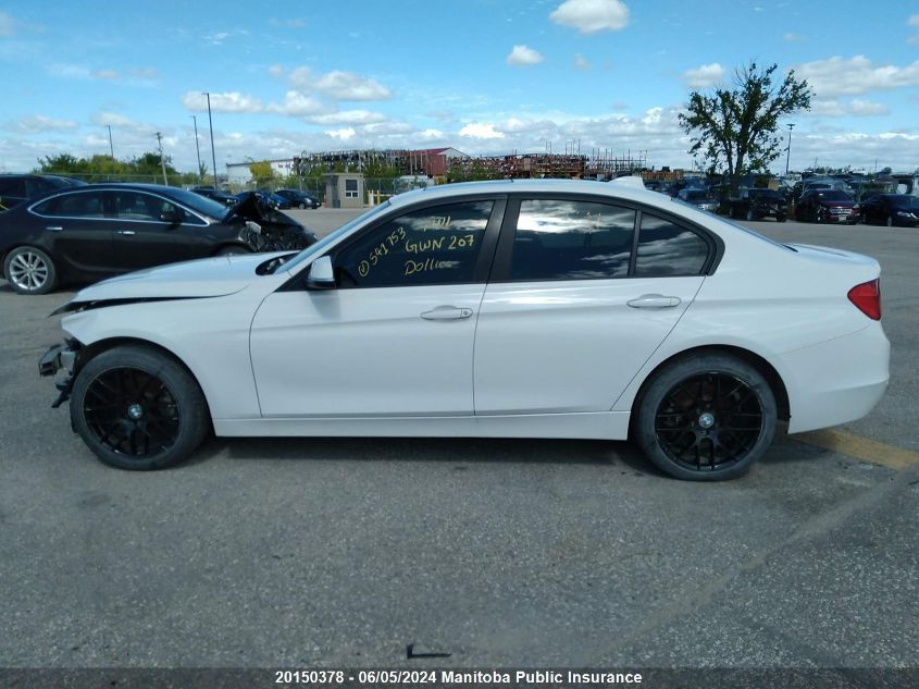 2013 BMW 328I xDrive VIN: WBA3B3C51DF541753 Lot: 20150378