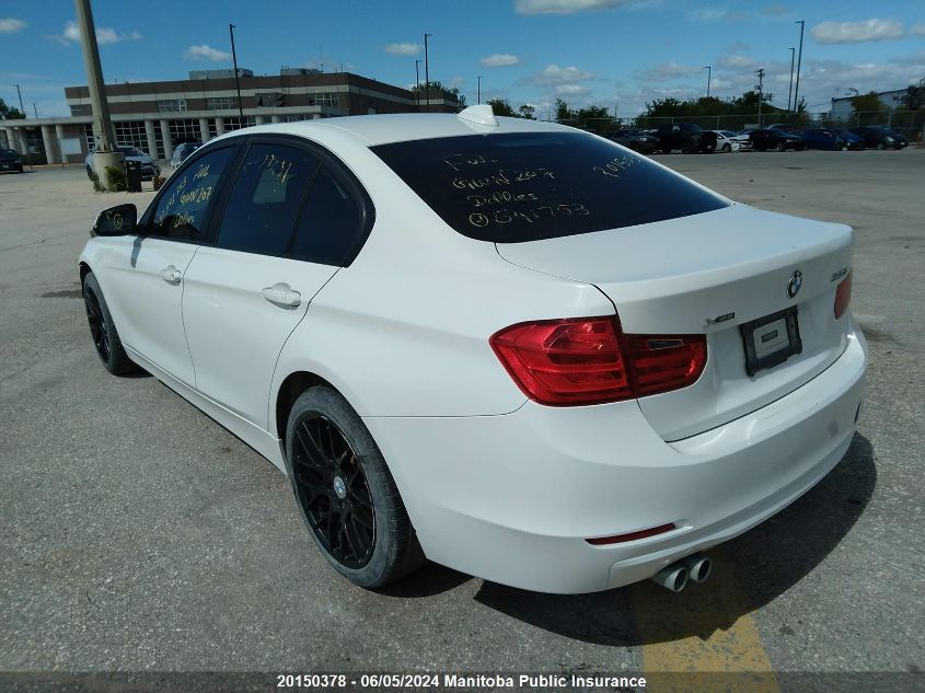 2013 BMW 328I xDrive VIN: WBA3B3C51DF541753 Lot: 20150378