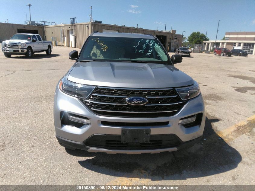 2022 Ford Explorer Xlt VIN: 1FMSK8DH1NGA58307 Lot: 20150390