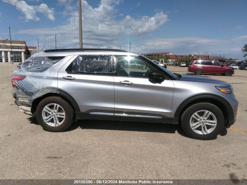 2022 Ford Explorer Xlt VIN: 1FMSK8DH1NGA58307 Lot: 20150390