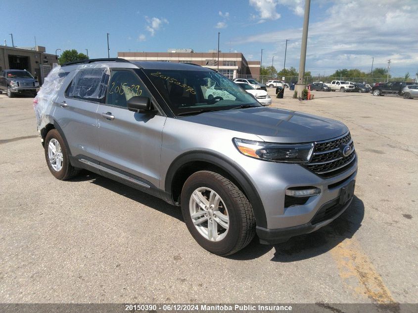 2022 Ford Explorer Xlt VIN: 1FMSK8DH1NGA58307 Lot: 20150390