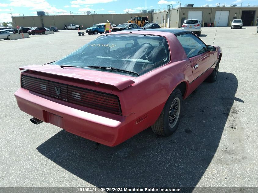 1984 Pontiac Firebird VIN: 1G2AS8718EL233047 Lot: 20150471