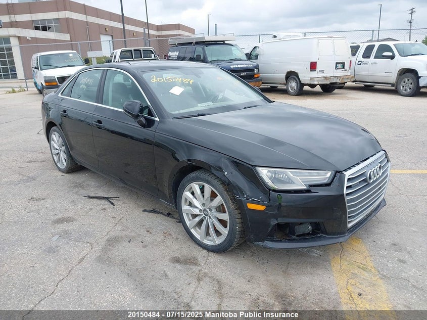 2017 Audi A4 2.0T Quattro VIN: WAUANAF45HN008256 Lot: 20150484
