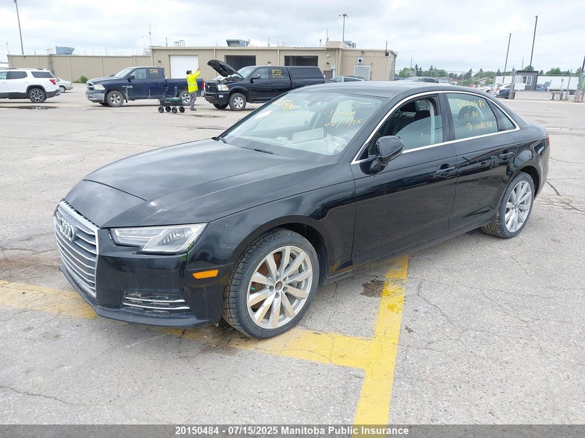 2017 Audi A4 2.0T Quattro VIN: WAUANAF45HN008256 Lot: 20150484