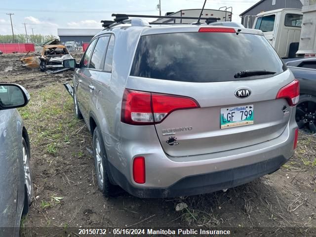 2015 Kia Sorento VIN: 5XYKTCA61FG589356 Lot: 20150732